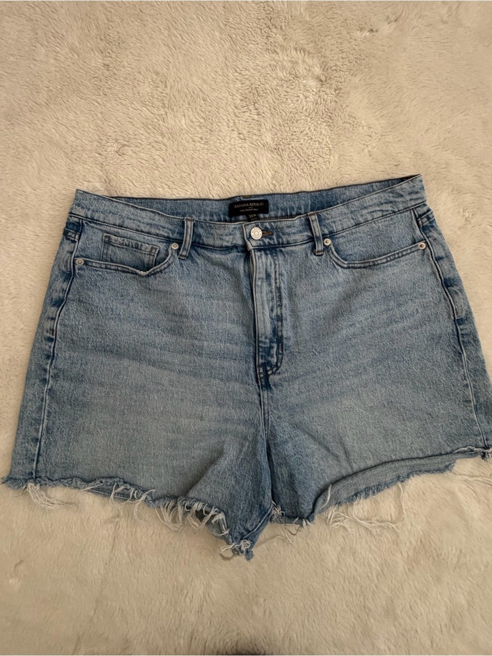 Banana Republic Light Blue Denim Cutoff Shorts